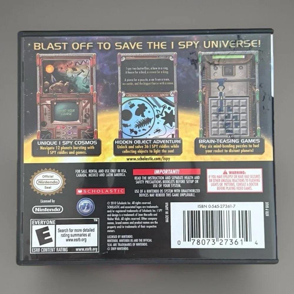 Nintendo DS I Spy Universe‎ - Complete in Box w/ Manual